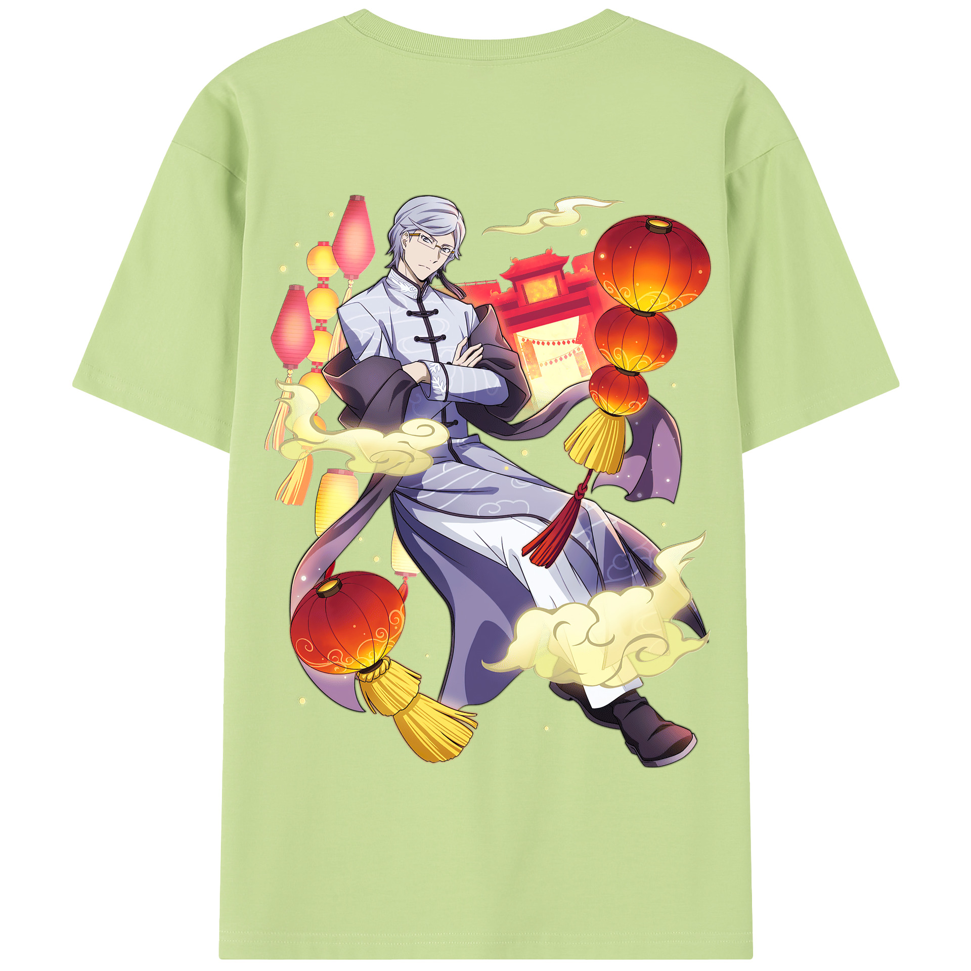 （画像用） 文豪ストレイドッグス Bungo Stray Dogs 綿100％半袖Tシャツ（背面プリント）